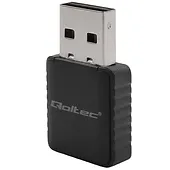 Qoltec Adapter bezprzewodowy Ultra szybki DUAL mini WiFi  2 x 2dBi       Standard AC | 1300Mbps