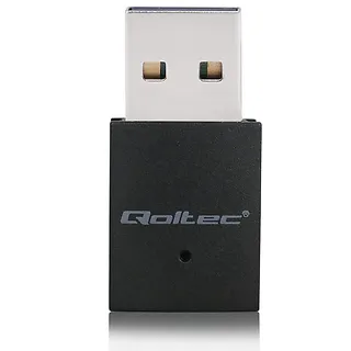 Qoltec Adapter bezprzewodowy Ultra szybki mini WiFi Standard AC | BT 4.0USB | 600Mbps