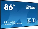 IIYAMA Monitor 86 cali LH8665UHSB-B1, 24/7, IPS, ANDROID 11, 4K, 800cd, iiSignage2, SDM, 2x HDMI, DP, 2x USB,2x 10W, RJ45, WiFi, 4/32GB, PION/POZIOM, 400x400