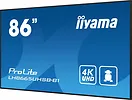 IIYAMA Monitor 86 cali LH8665UHSB-B1, 24/7, IPS, ANDROID 11, 4K, 800cd, iiSignage2, SDM, 2x HDMI, DP, 2x USB,2x 10W, RJ45, WiFi, 4/32GB, PION/POZIOM, 400x400