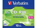 Verbatim Płyty CD-RW 12x 700MB 10P JC 43148