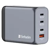 Verbatim Ładowarka GNC-200 32204 GaN 200W, PD 3.0, QC 3.0,  3x USB-C, 1x USB-A, UE/UK