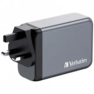 Verbatim Ładowarka GNC-240 32205 GaN 240W, PD 3.1, QC 3.0  3x USB-C, 1x USB-A, UE / UK