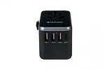 Verbatim Ładowarka i adapter podróżny UTA-04 49546  PD 61W, QC 3.0, 2x USB-C, 3x USB-A