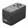 Verbatim Adapter podróżny UTA-06 32121 ładowarka  GaN  PD 100W, QC 4+,  2x USB-C, 2x USB-A, 180 krajów