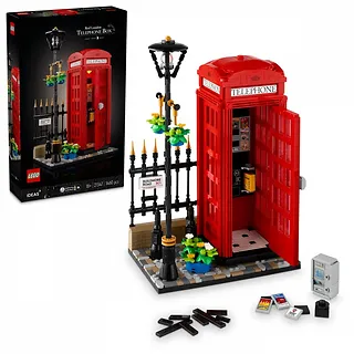 LEGO Klocki Ideas 21347 Czerwona londyńska budka telefoniczna