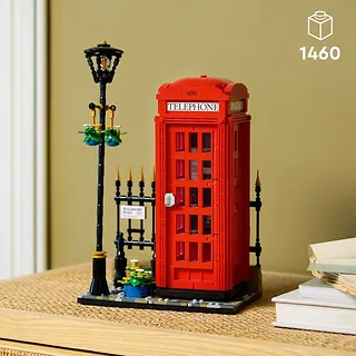 LEGO Klocki Ideas 21347 Czerwona londyńska budka telefoniczna