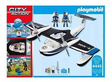 Playmobil Zestaw figurek City Action 4445 Wodolot policyjny