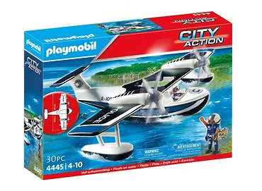 Playmobil Zestaw figurek City Action 4445 Wodolot policyjny