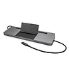 Stacja dokująca USB-C Metal Ergonomic 4K 3x Display Docking Station Power Delivery 85 W + i-tec Universal Charger 100 W