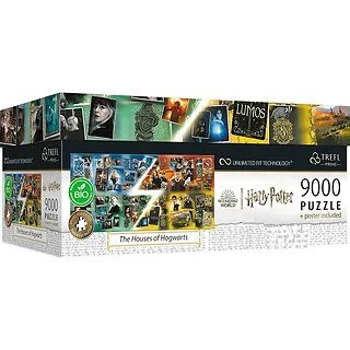 Trefl Puzzle 9000 elementów Domy Hogwartu Harry Potter