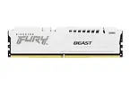 Kingston Pamięć DDR5 Fury Beast 16GB(1*16GB)/6000 CL30 XMP biala