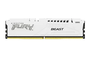 Kingston Pamięć DDR5 Fury Beast 16GB(1*16GB)/6000 CL30 XMP biala