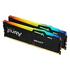 Kingston Pamięć DDR5 Fury Beast RGB 32GB(2*16GB)/6000 CL30 EXPO czarna