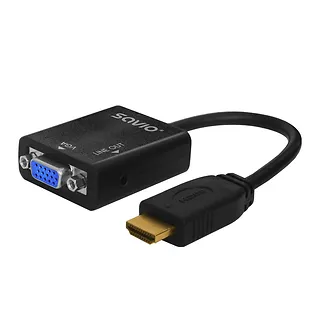 Savio Adapter HDMI-VGA AK-75