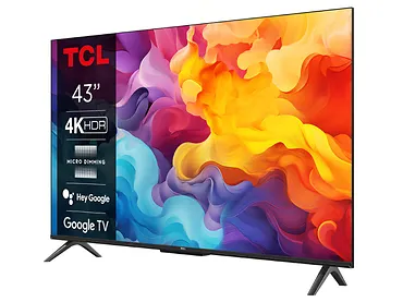 TCL Telewizor 43 cale 4K Google TV 43P655