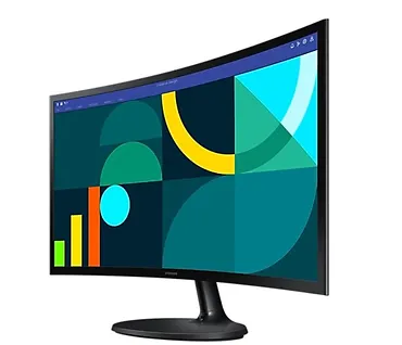 Samsung Monitor 24 cale S36GD VA 1920x1080 FHD 16:9 1xD-sub 1xHDMI 4 ms 100Hz zakrzywiony  1800R 2Yd2d (LS24D360GAUXEN)