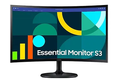 Samsung Monitor 24 cale S36GD VA 1920x1080 FHD 16:9 1xD-sub 1xHDMI 4 ms 100Hz zakrzywiony  1800R 2Yd2d (LS24D360GAUXEN)