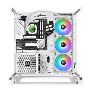 Thermaltake Chłodzenie wodne - TH420 V2 Ultra ARGB (3x140mm) miedź, 2.1" LCD Snow