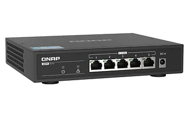 QNAP Przełącznik niezarządzalny QSW-1105-5T- EU 5 portów 2.5GbE