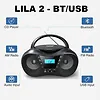 Eltra Radioodtwarzacz CD LILA2 USB/BT czarny