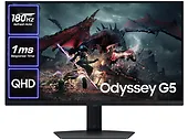 Monitor 27" Samsung Odyssey G5 LS27DG500EUXEN | 2560x1440 (WQHD) | 180Hz | 1ms | Regulacja wysokości | HDR