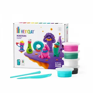 Tm Toys Masa Plastyczna Hey Clay Zestaw Potwory