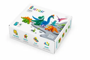 Tm Toys Masa plastyczna Hey Clay Zestaw Dinozaury