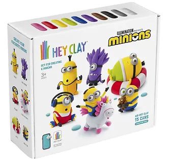 Tm Toys Masa plastyczna Hey Clay Zestaw Minionki