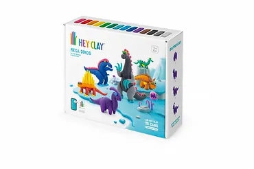 Tm Toys Masa plastyczna Hey Clay Zestaw Mega Dinozaury