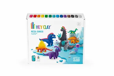 Tm Toys Masa plastyczna Hey Clay Zestaw Mega Dinozaury