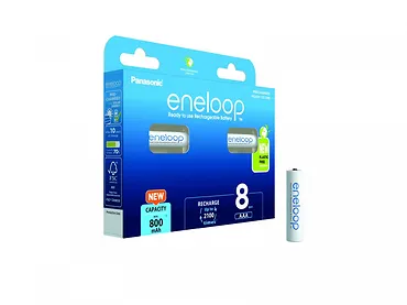 Panasonic Eneloop AAA akumulator 800 mAh 8 szt