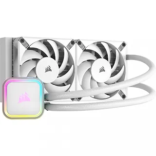 Corsair Chłodzenie iCUE H100i ELITE 240 mm RGB białe