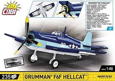 Cobi Klocki Grumman F6F Hellcat 235 klocków