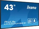 IIYAMA Monitor 43 cale LH4365UHSB-B1 24/7, IPS, ANDROID 11, 4K, 800cd, iiSignage2, SDM, 2x HDMI, DP, 2x USB,2x 10W, RJ45, WiFi, 4/32GB, PION/POZIOM, 400x400(vesa)