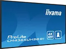 IIYAMA Monitor 43 cale LH4365UHSB-B1 24/7, IPS, ANDROID 11, 4K, 800cd, iiSignage2, SDM, 2x HDMI, DP, 2x USB,2x 10W, RJ45, WiFi, 4/32GB, PION/POZIOM, 400x400(vesa)