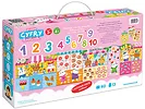 CzuCzu Puzzle 40 el. Cyfry Króliczki 93372 3+ 4+