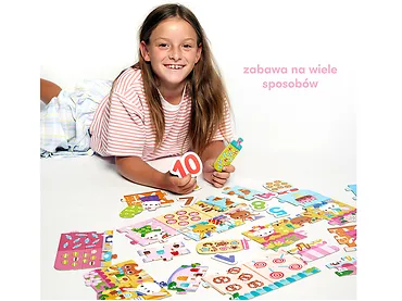 CzuCzu Puzzle 40 el. Cyfry Króliczki 93372 3+ 4+