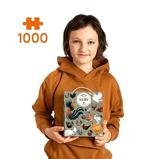 CzuCzu Puzzle Puzzlove Kury 1000 elementów