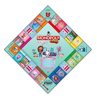 Winning Moves Gra Monopoly JUNIOR Koci Domek Gabi