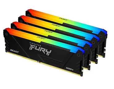 Kingston Pamięć DDR4 Fury Beast    RGB  32GB(4* 8GB)/3600  CL17