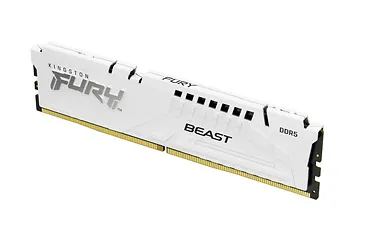 Kingston Pamięć DDR5 Fury Beast 32GB(2*16GB)/6400 CL32 EXPO biała