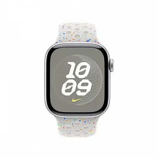 Apple Pasek sportowy Nike w kolorze czystej platyny do koperty 40 mm - rozmiar S/M