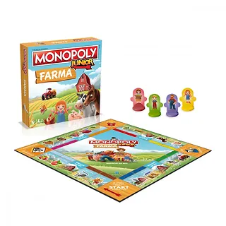 Winning Moves Gra Monopoly Junior Farma