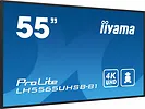 IIYAMA Monitor 55 cali LH5565UHSB-B1, 24/7, IPS, ANDROID 11, 4K, 800cd, iiSignage2, SDM, 2x HDMI, DP, 2x USB,2x 10W, RJ45, WiFi, 4/32GB, PION/POZIOM, 400x400(vesa)