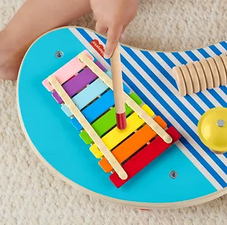 Fisher Price Muzyczny stoliczek drewniany