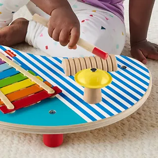 Fisher Price Muzyczny stoliczek drewniany