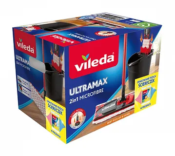 Vileda Mop Ultramax BOX + ściereczki