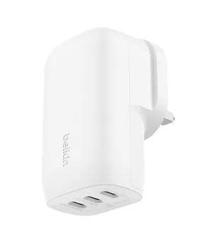 Belkin Ładowarka BOOSTCHARGE 67W USB-Cx3 PPS biała