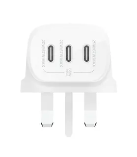 Belkin Ładowarka BOOSTCHARGE 67W USB-Cx3 PPS biała